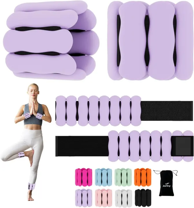 Adjustable Ankle & Wrist Weights — Pair (2 lb / 4 lb Options)